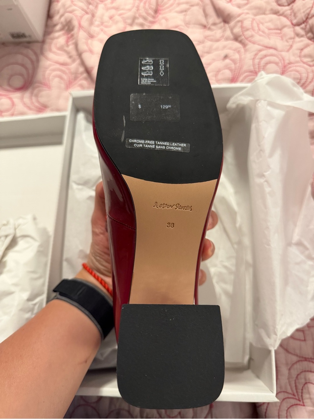BNIB & Other Stories Patent Leather Mary Jane Pumps - Picture 9 of 9